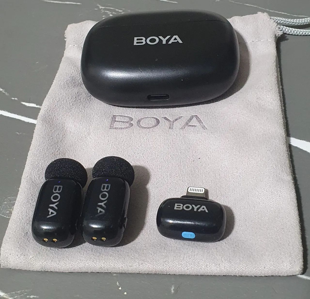 Microfones Lapela Boya Mini