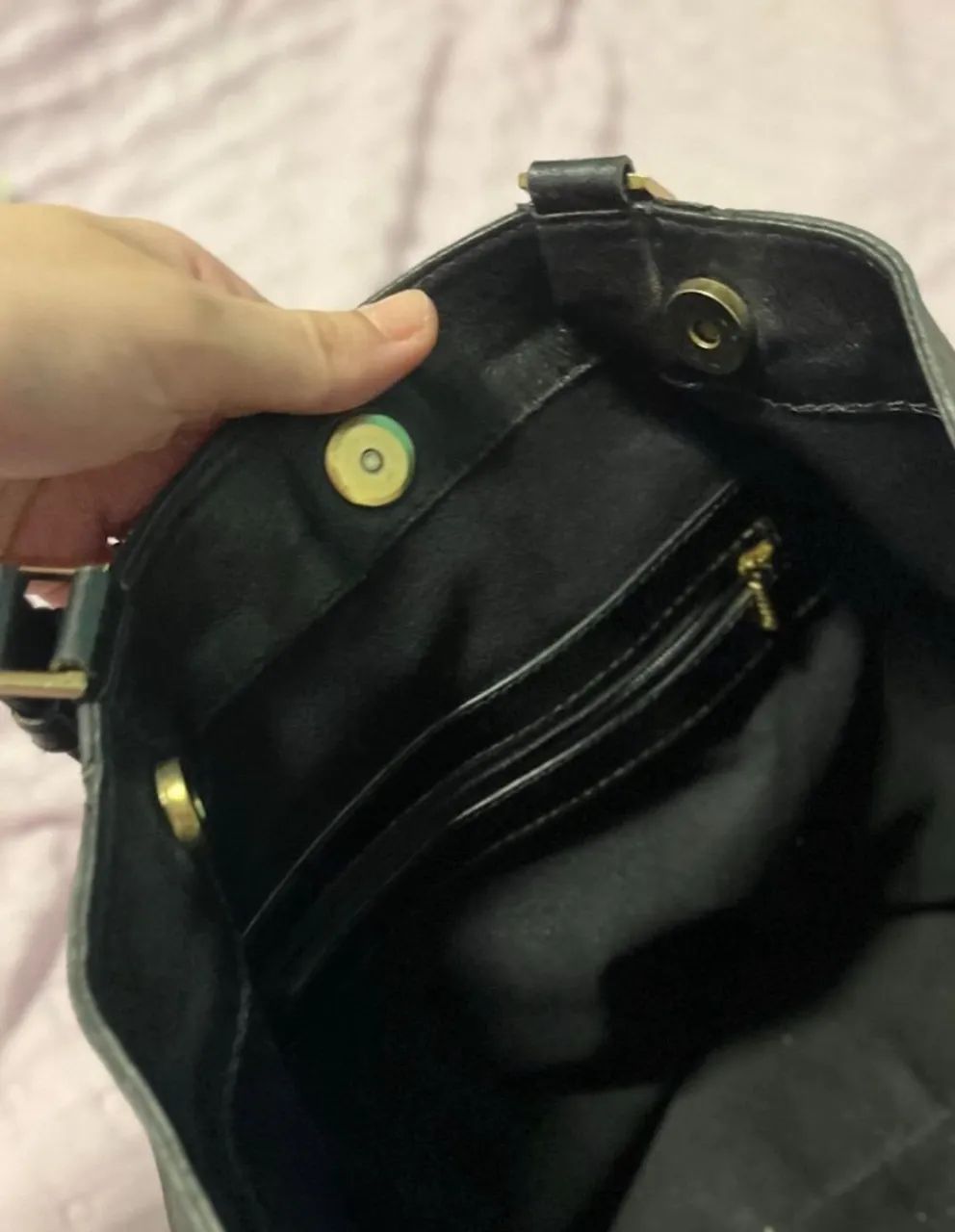 Bolsa Arezzo Bicolor preta e branca  - Foto 3