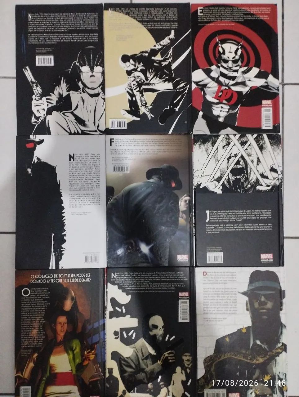 HQ quadrinhos Marvel NOIR completa - Foto 2