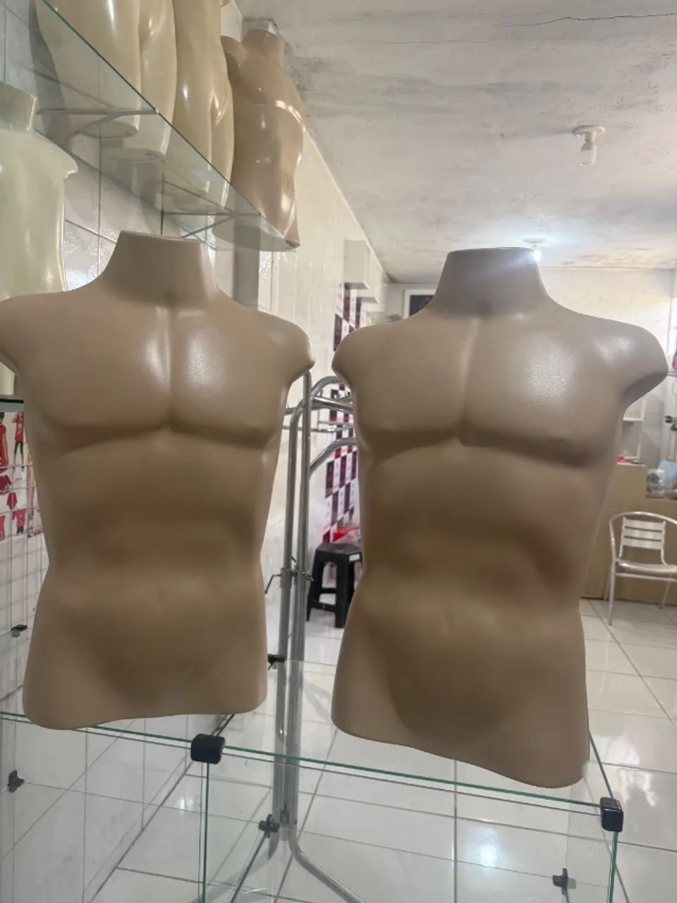 Manequins bustos masculinos - 40,00 a unidade 