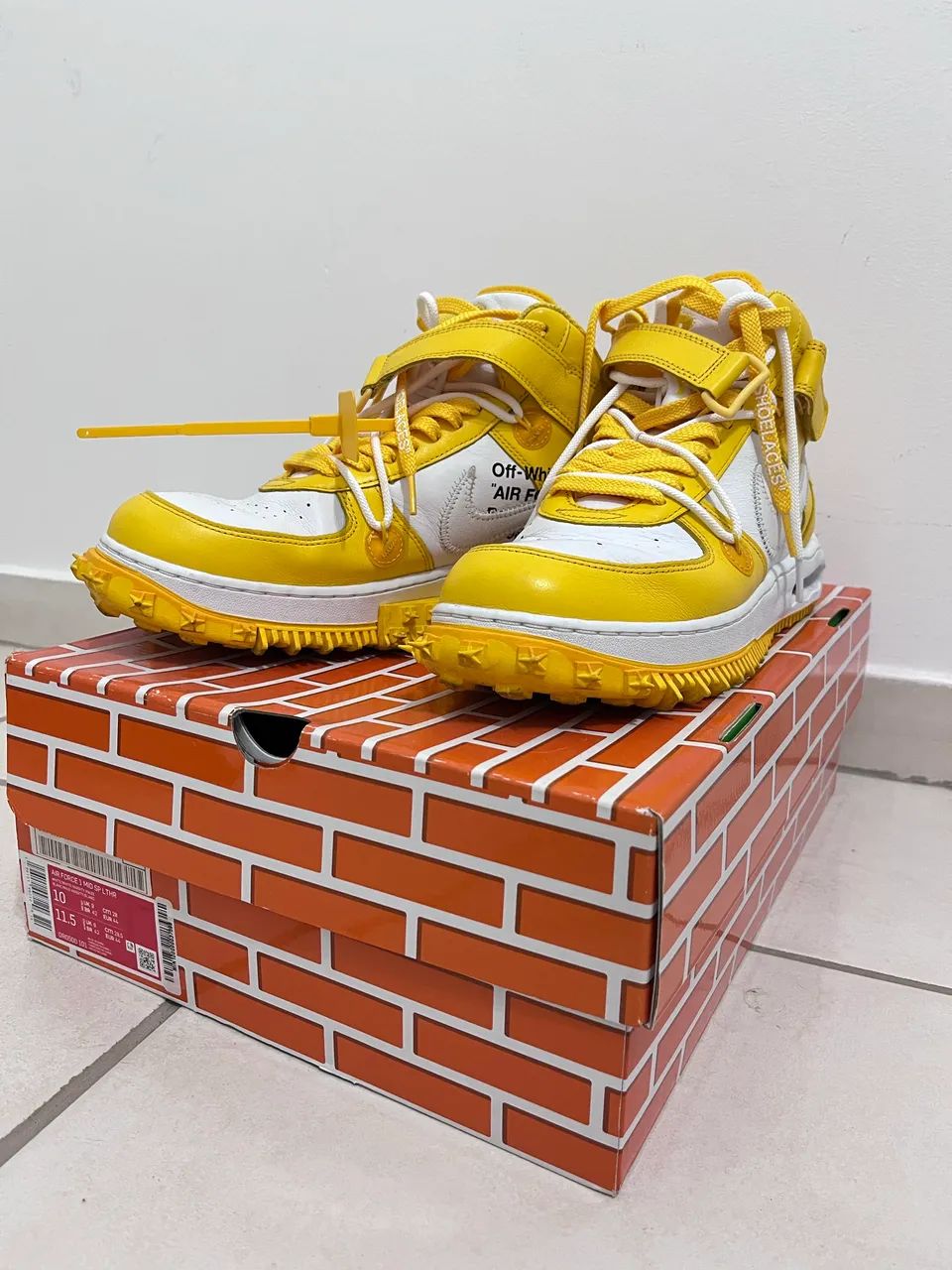 Tênis Nike air force mid varsity maize  - Foto 3
