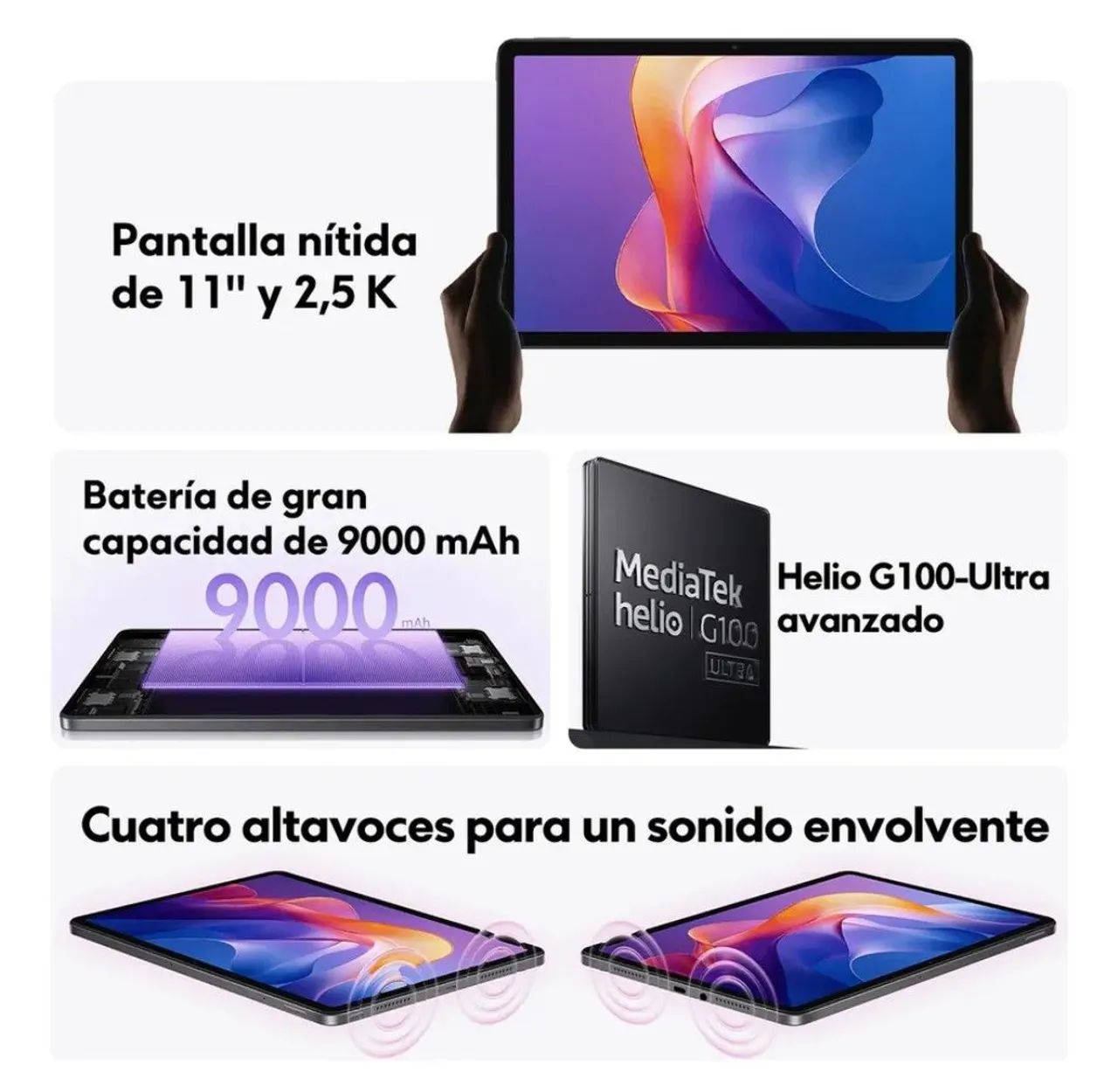 Tablet Xiaomi Redmi Pad2 - Cor Cinza + Capa - Foto 2