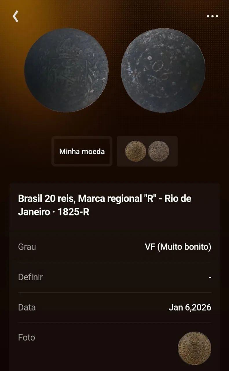 moedas antigas 