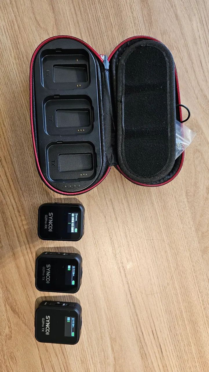 Microfone Sem Fio Synco G2 A2 Pro Lançamento + Cabo iPhone e tipo C - Foto 2