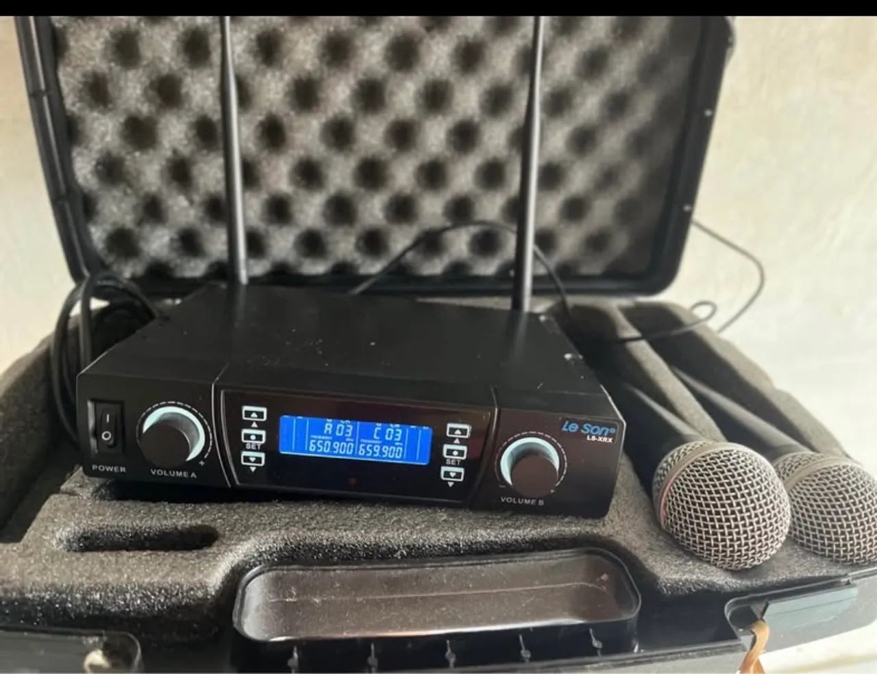 Microfone Duplo Sem Fio Le Son LS-XRX -  - Foto 3