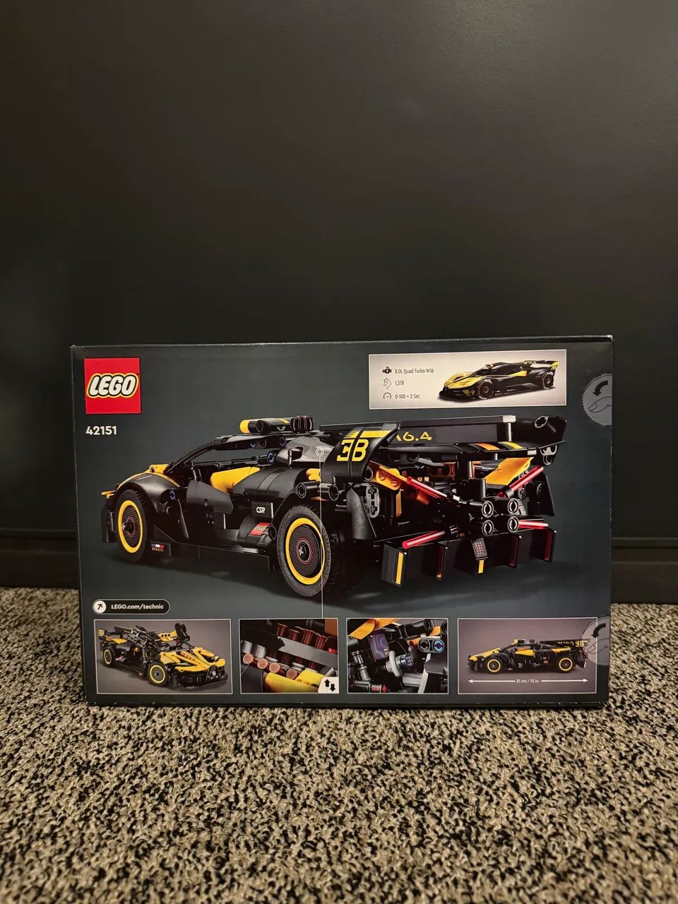 LEGO Bugatti Bolide Technic 42151 - Foto 2