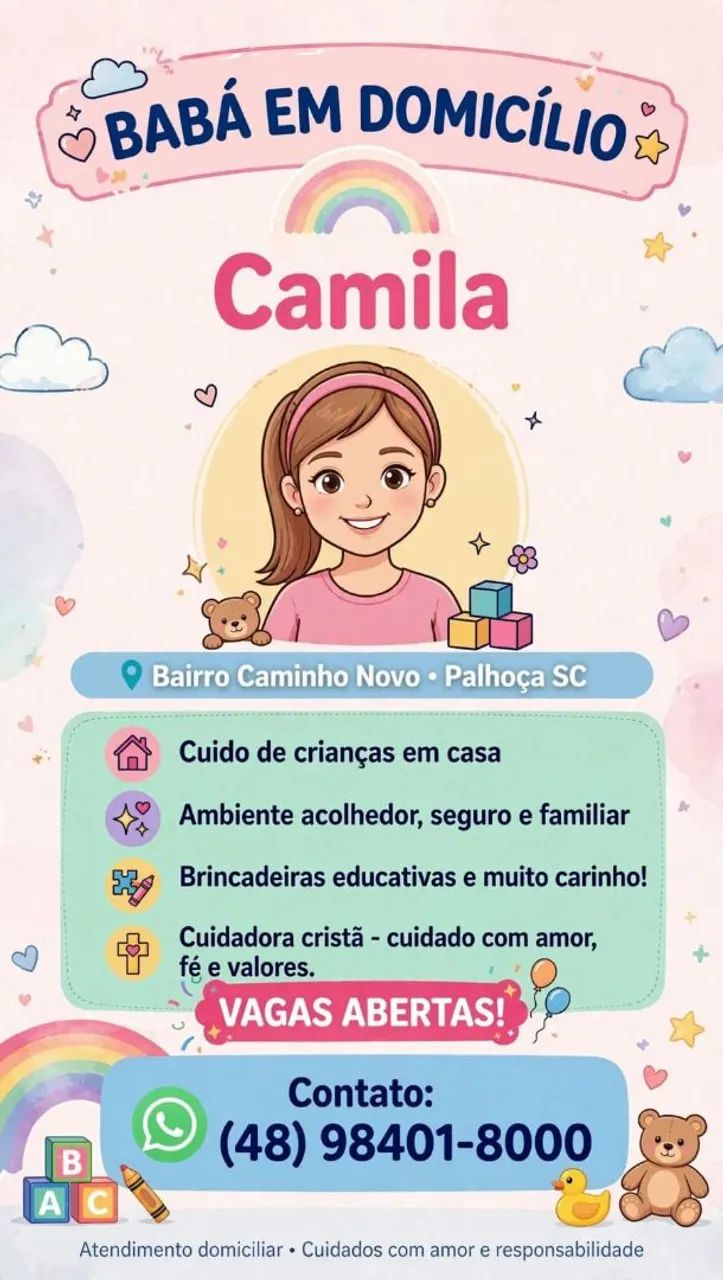 Babá em domicílio 