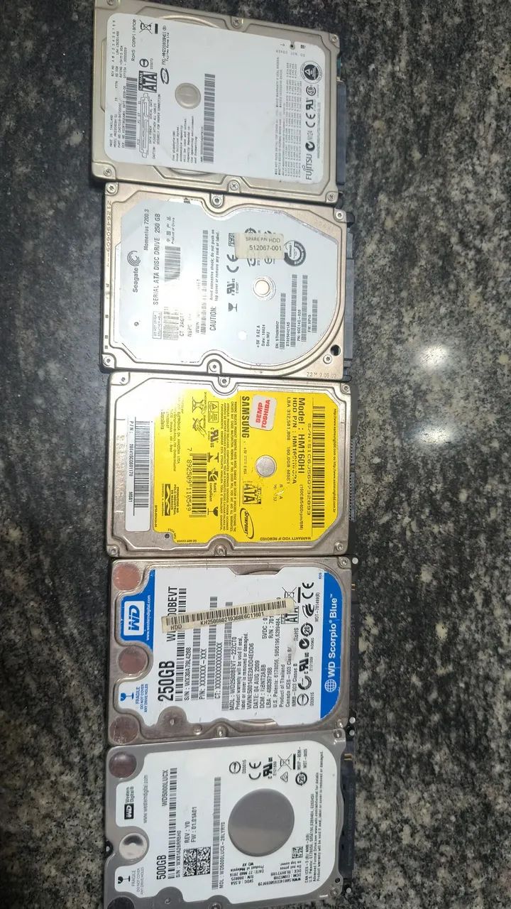 Hds né notebook de vários tamanhos !