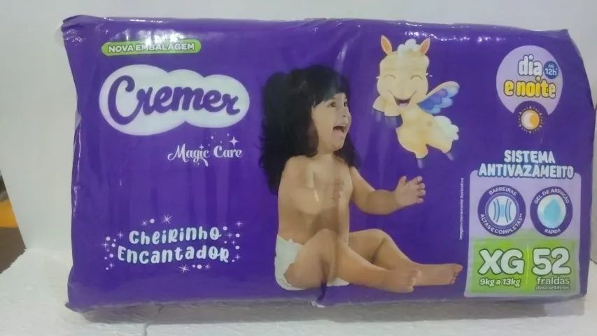 FRALDA CREMER MAGIC CARE XG ? ? Pacote com 52 fraldas - Foto 2