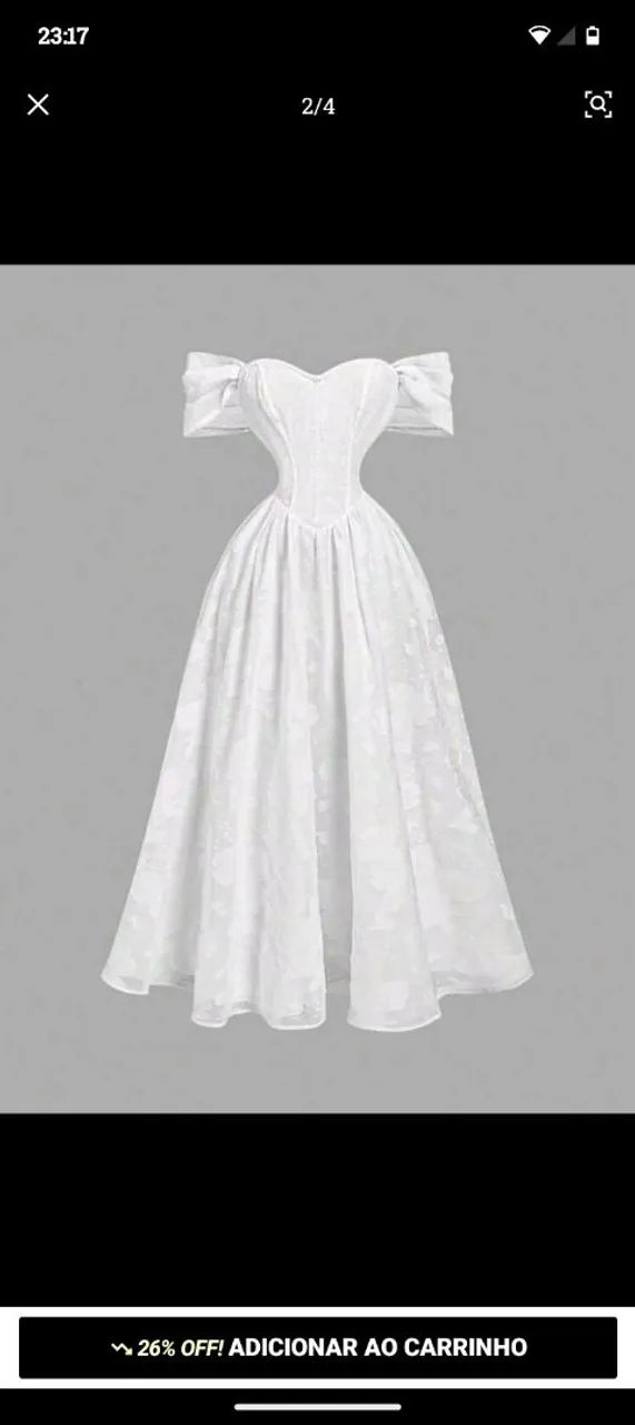 Vestido Branco novo