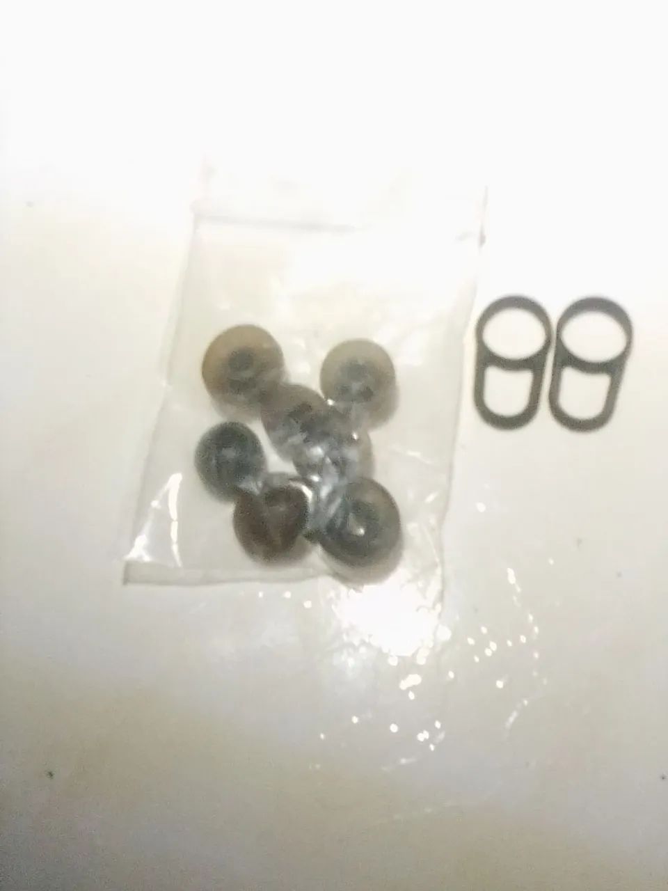 Conjunto de borrachinhas siliconadas  pra phone de ouvidos intra auriculares 1