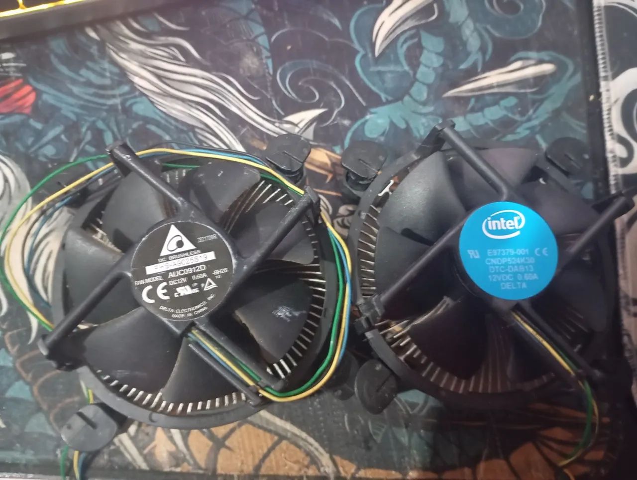 Kit 2 Cooler Processador Intel Original Funcionando 100%