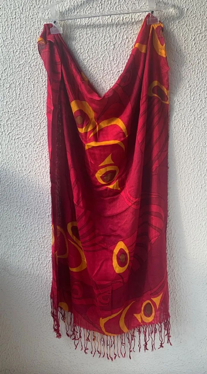 lenço de viscose, Native Northwest scarf - Foto 2