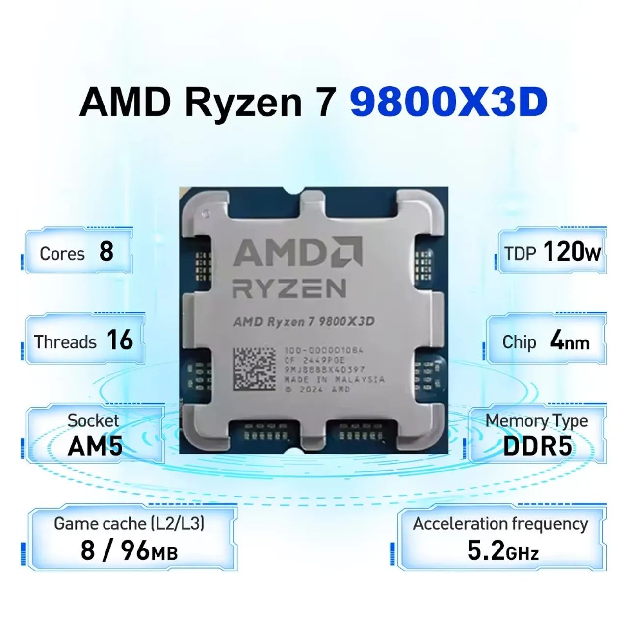 Ryzen 7 9800x3d - Processadores - Canindezinho, Fortaleza