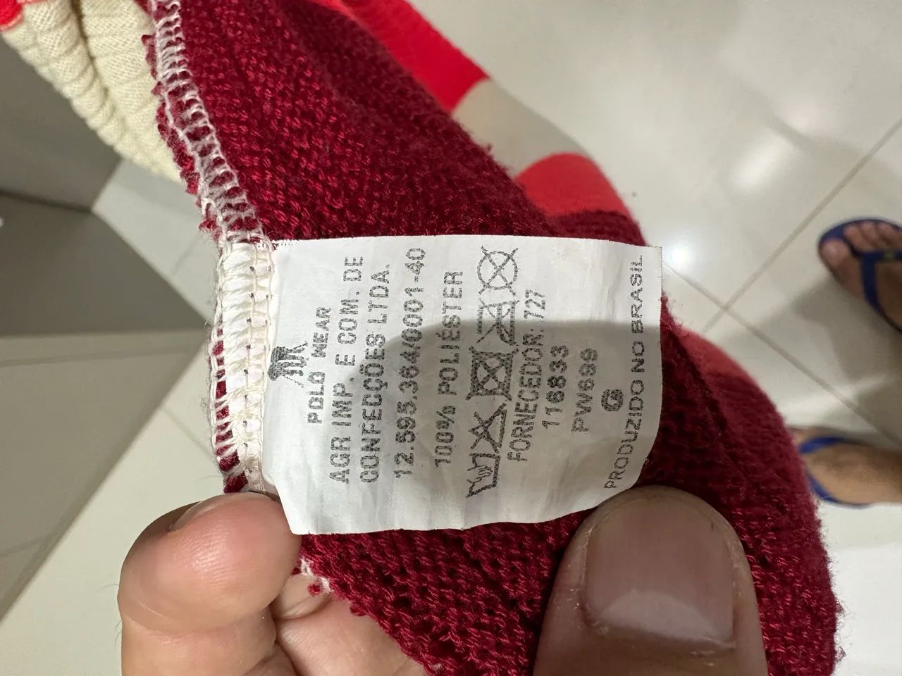 Vestido longo, vermelho com nude - Foto 4