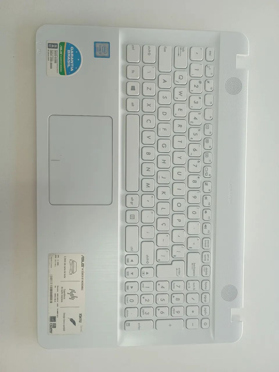 Base do teclado + touchpad notebook ASUS X541U 
