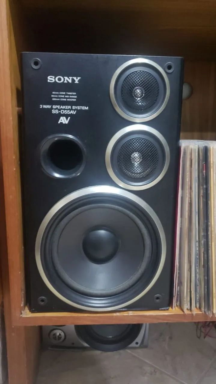 Caixas de som Sony vintage 