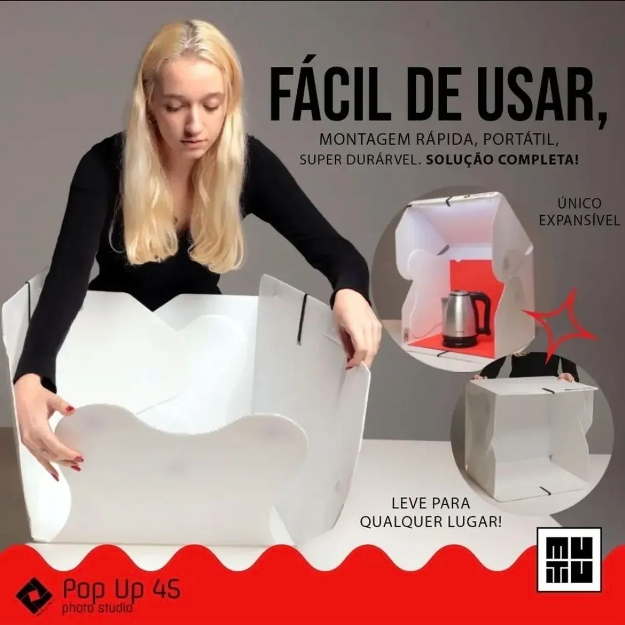 Mini Estúdio para foto de produtos - Foto 5