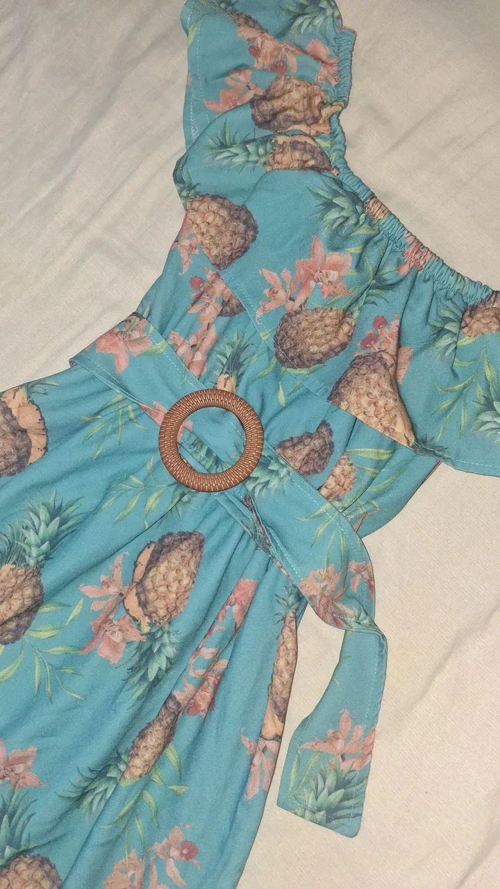 Vestido curto estampado - Foto 3