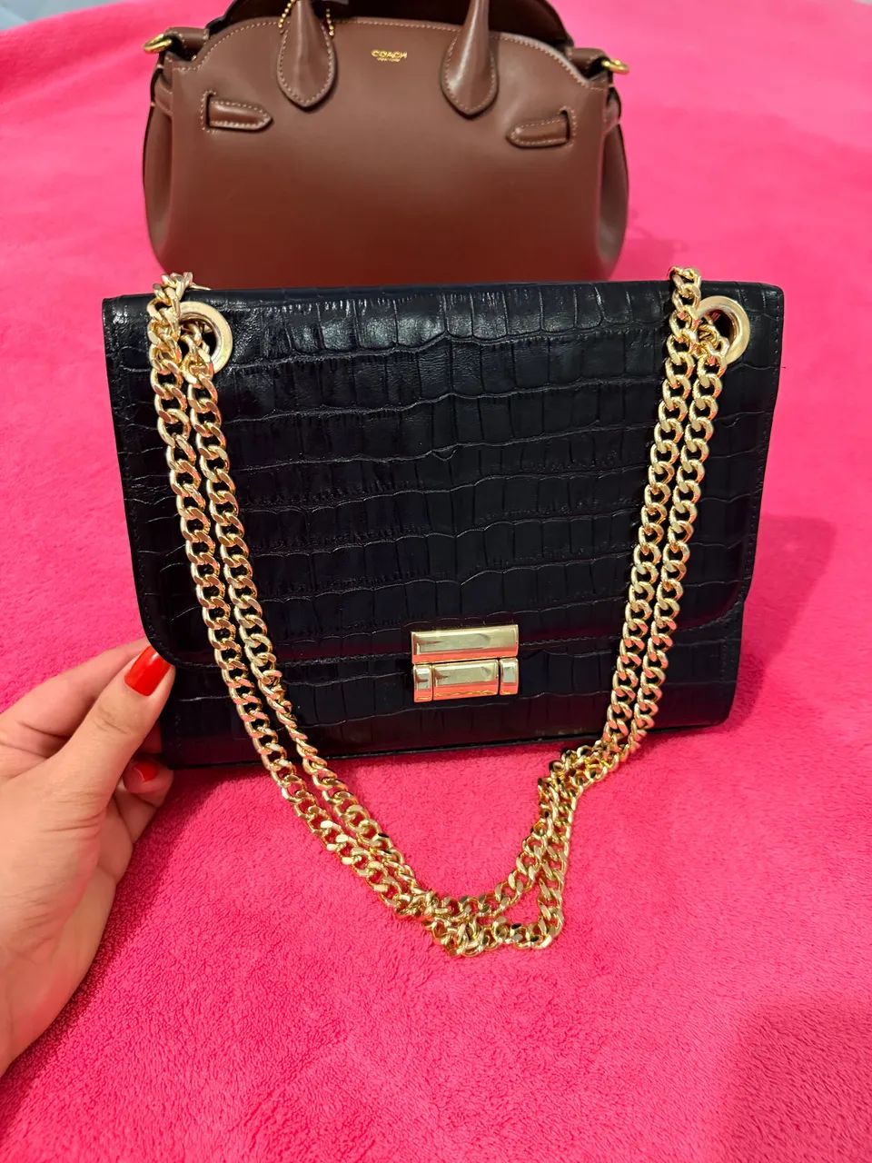 Bolsa Croco Aligátor marca UZA