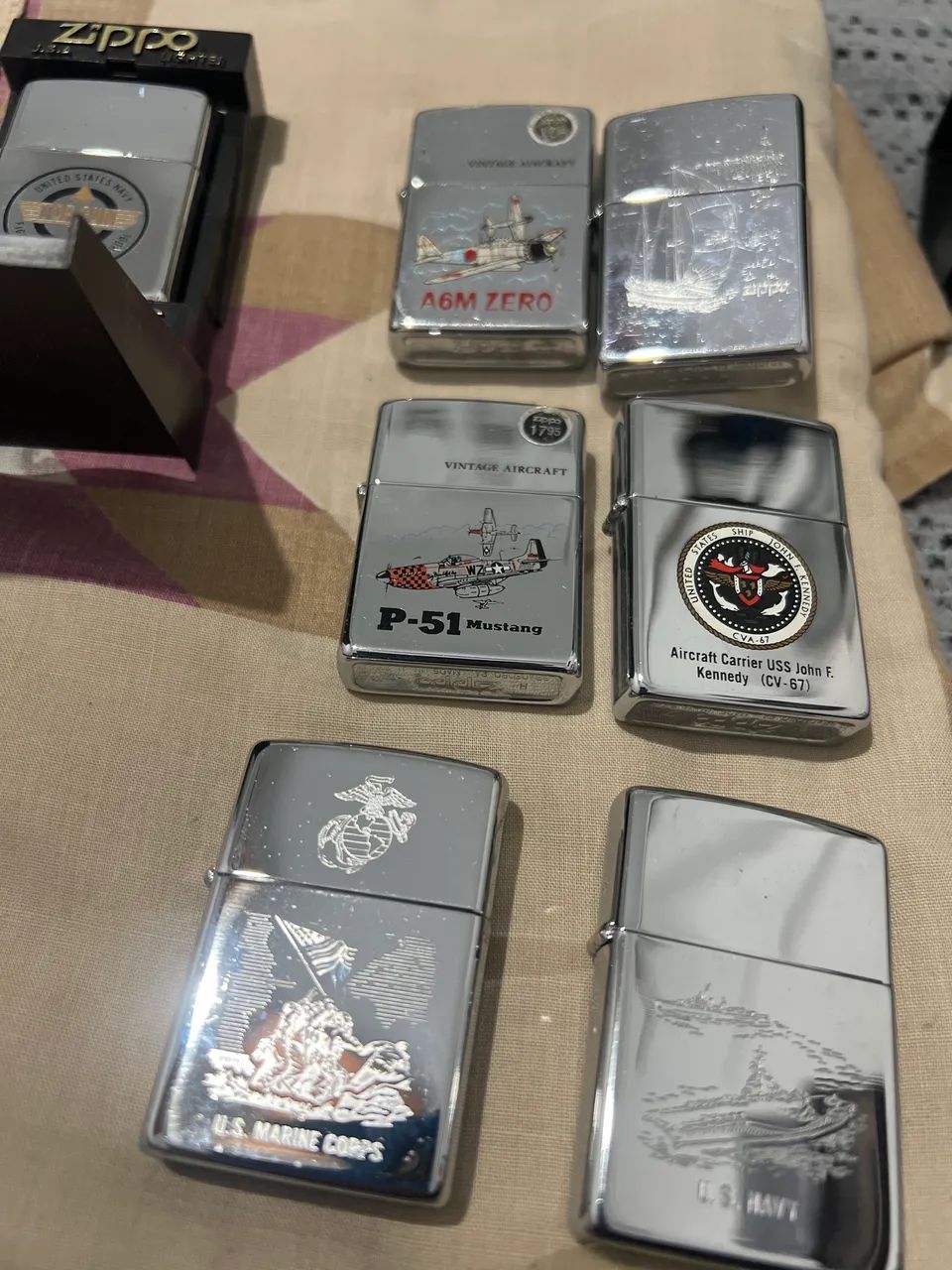 Isqueiros zippo americanos