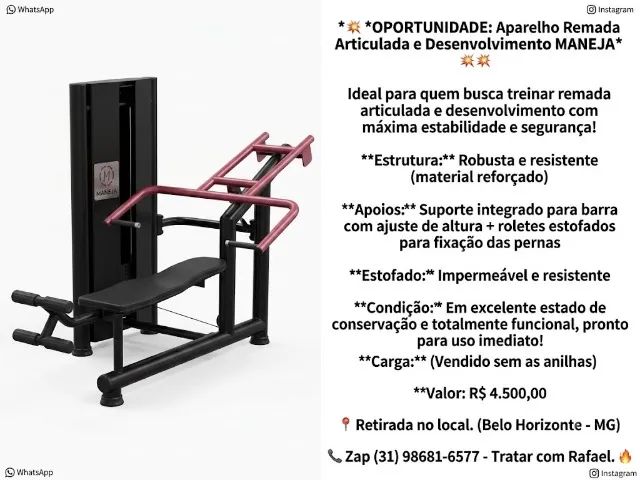 Remada Articulada e Desenvolvimento Maneja