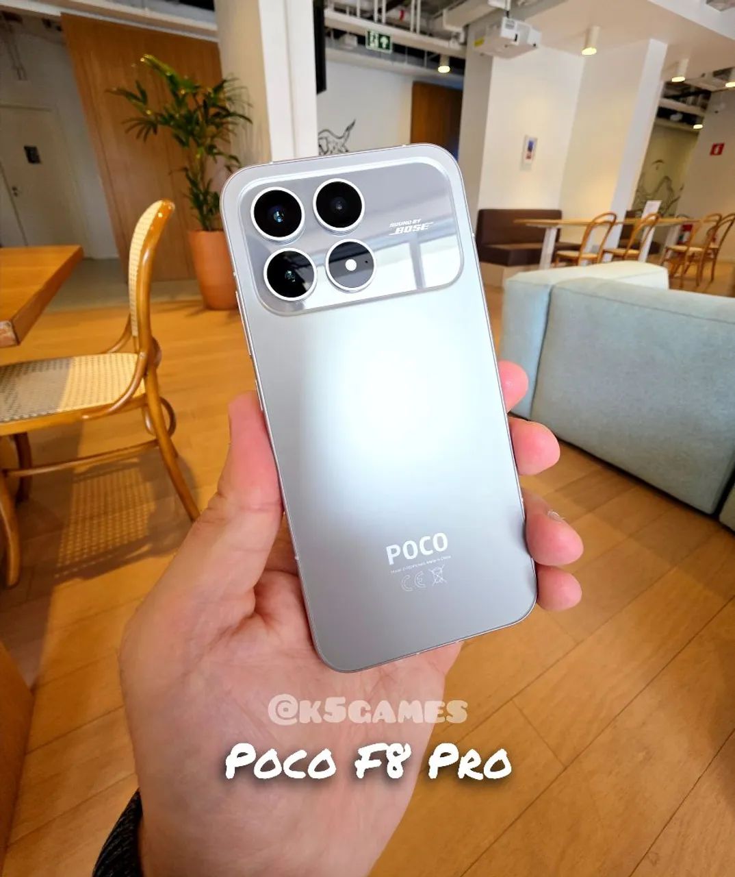 Poco F8 Pro 12GB 256GB Silver - Lacrado - COMPRA SEGURA ABC SP