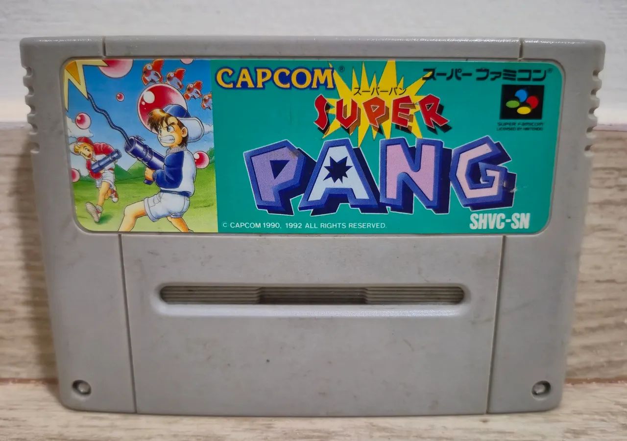 Super Pang para o console Super Famicom original japonês - Jogos