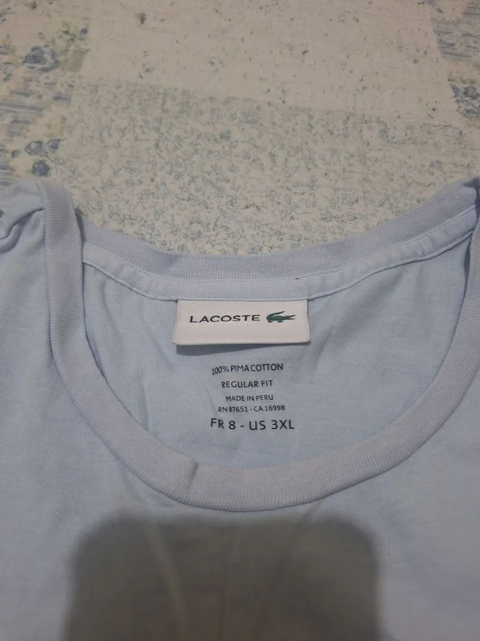 Camisa lacoste original importada tamanho gg 