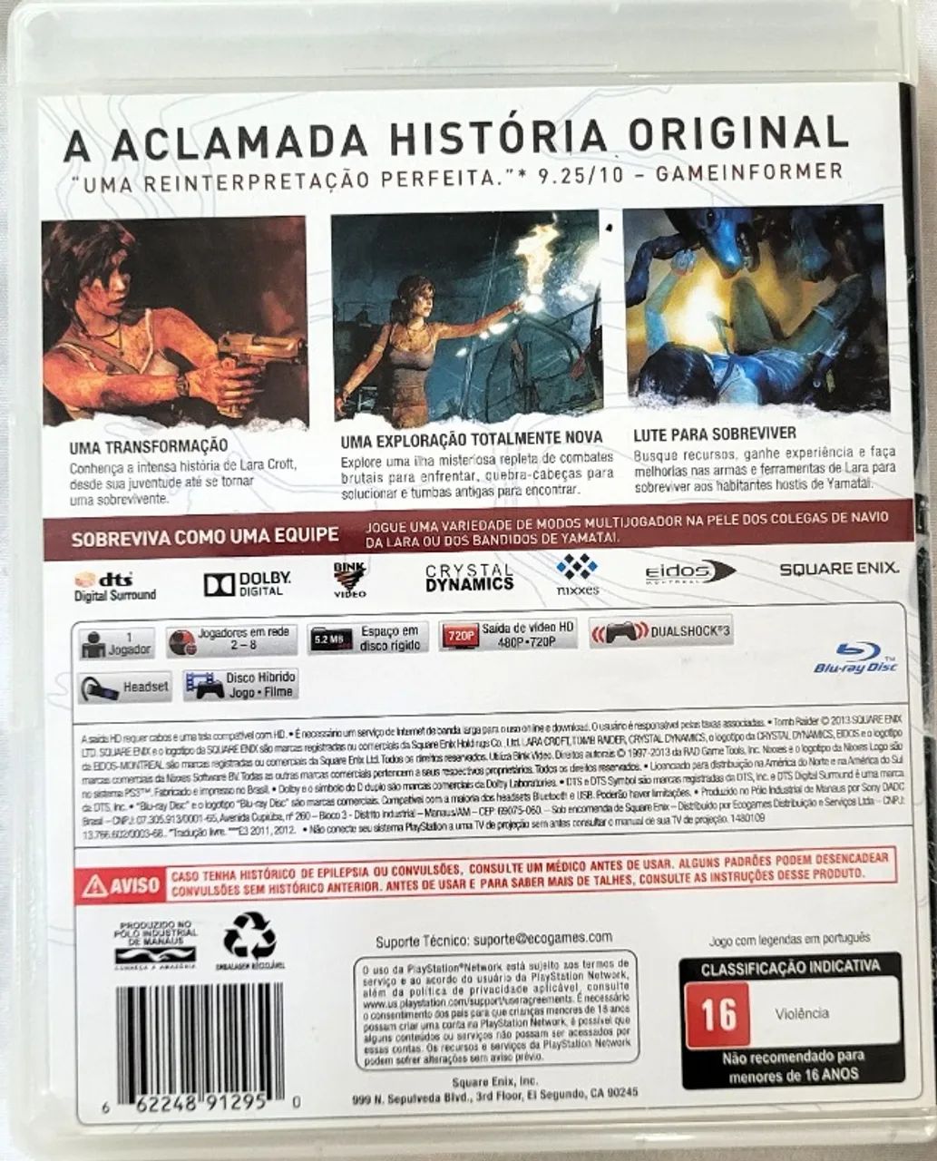 Jogo de Ps3 TOMB RAIDER - Foto 2