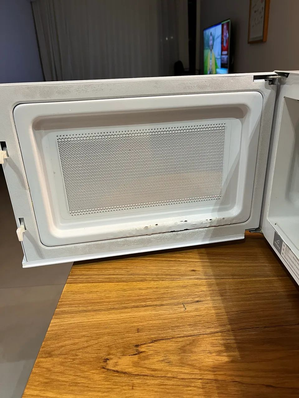 Micro Ondas Electrolux 20 Litros Branco Usado - Foto 5