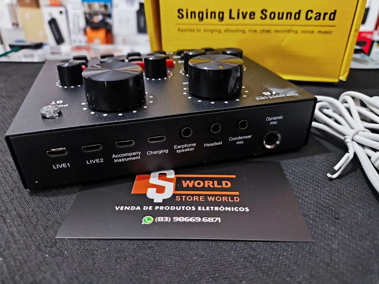 Plaquinha Interface V8 Bluetooth - Loja Store World  - Foto 2