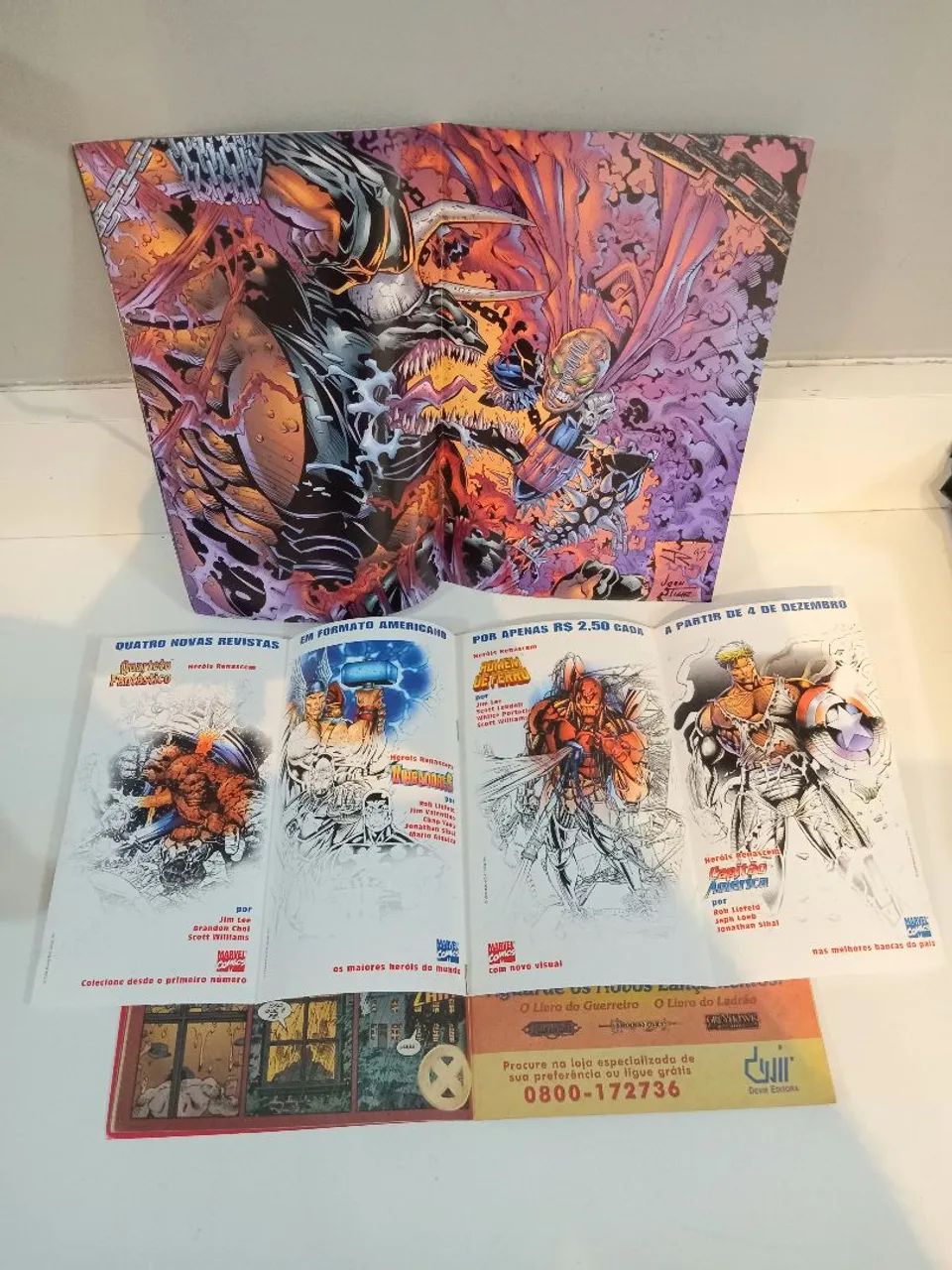 04 HQs  X-Men e Spawn anos 90 - Foto 2