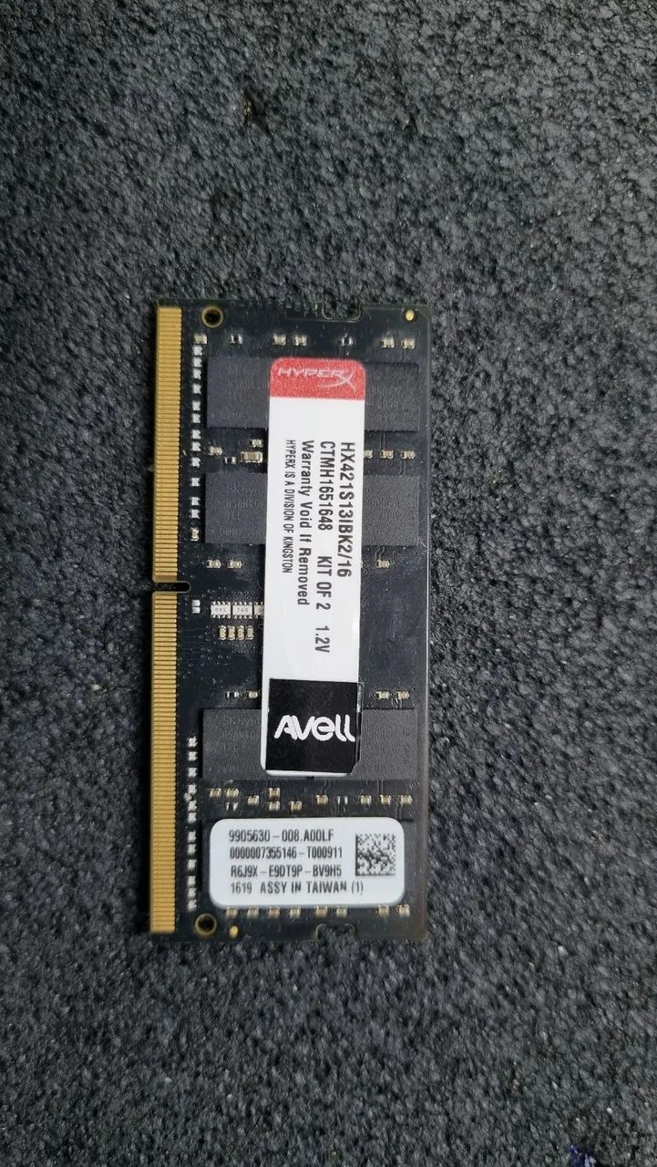Memória RAM notebook DDR4 8GB 3200MHz HyperX - Foto 2