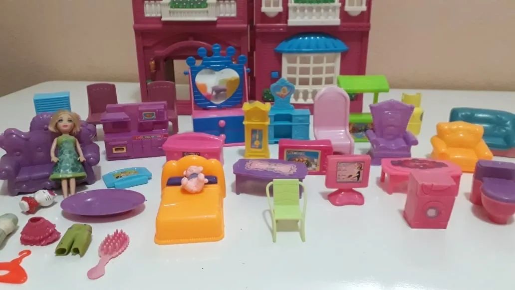 Casinha De Boneca com Campainha e acessórios diversos  - Foto 4