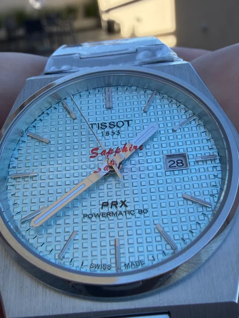 Relógio Tissot PRX Azul Tiffany Linha Premium AAA+  - Foto 3