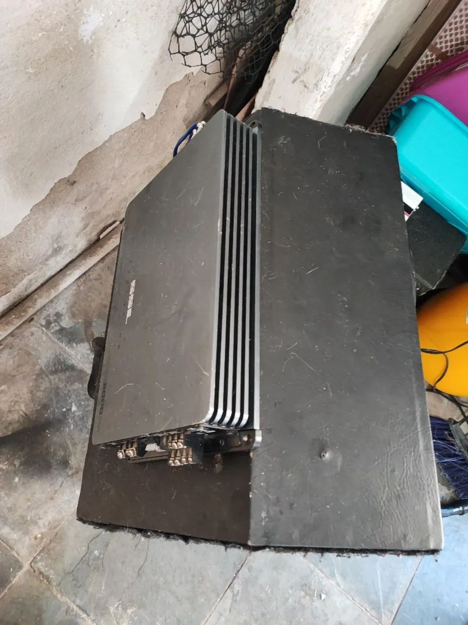 Vendo caixa trio com módulo de 1.500 RMS tudo funcionando perfeitamente só venda - Foto 4