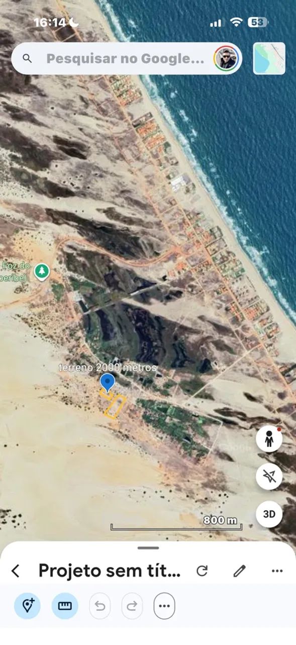 Terreno vista mar e dunas morro branco  - Foto 3