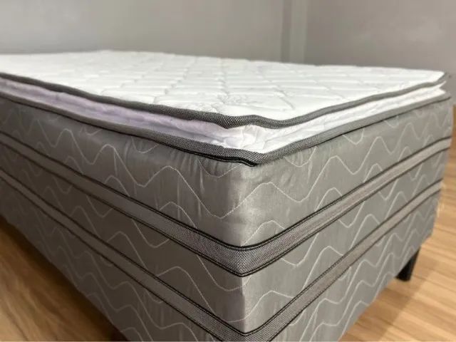 Cama Box Prestige Solteiro Molas Ensacadas - Entrega Rápida  - Foto 2