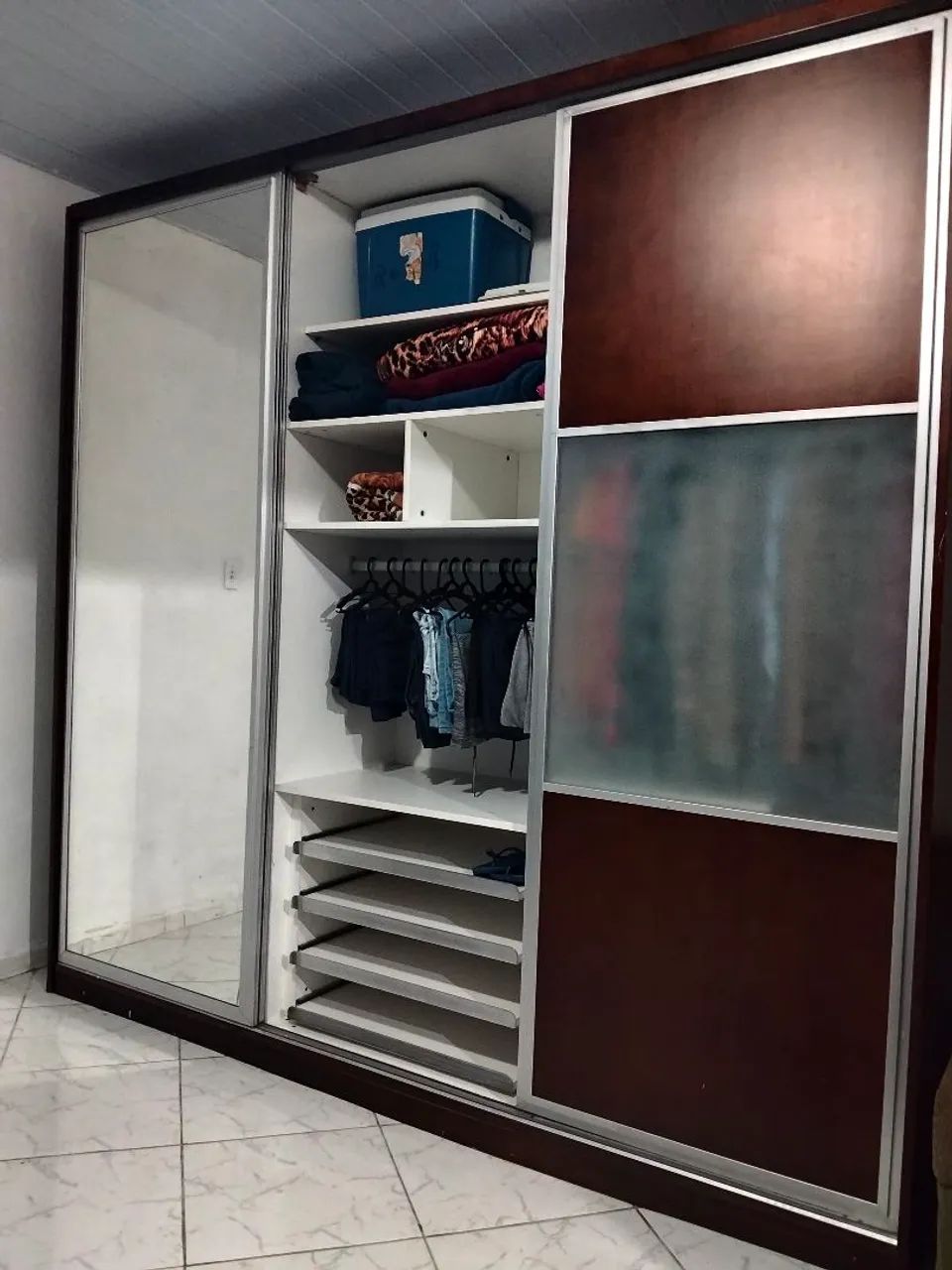 Guarda roupa 3 portas de correr - Foto 4