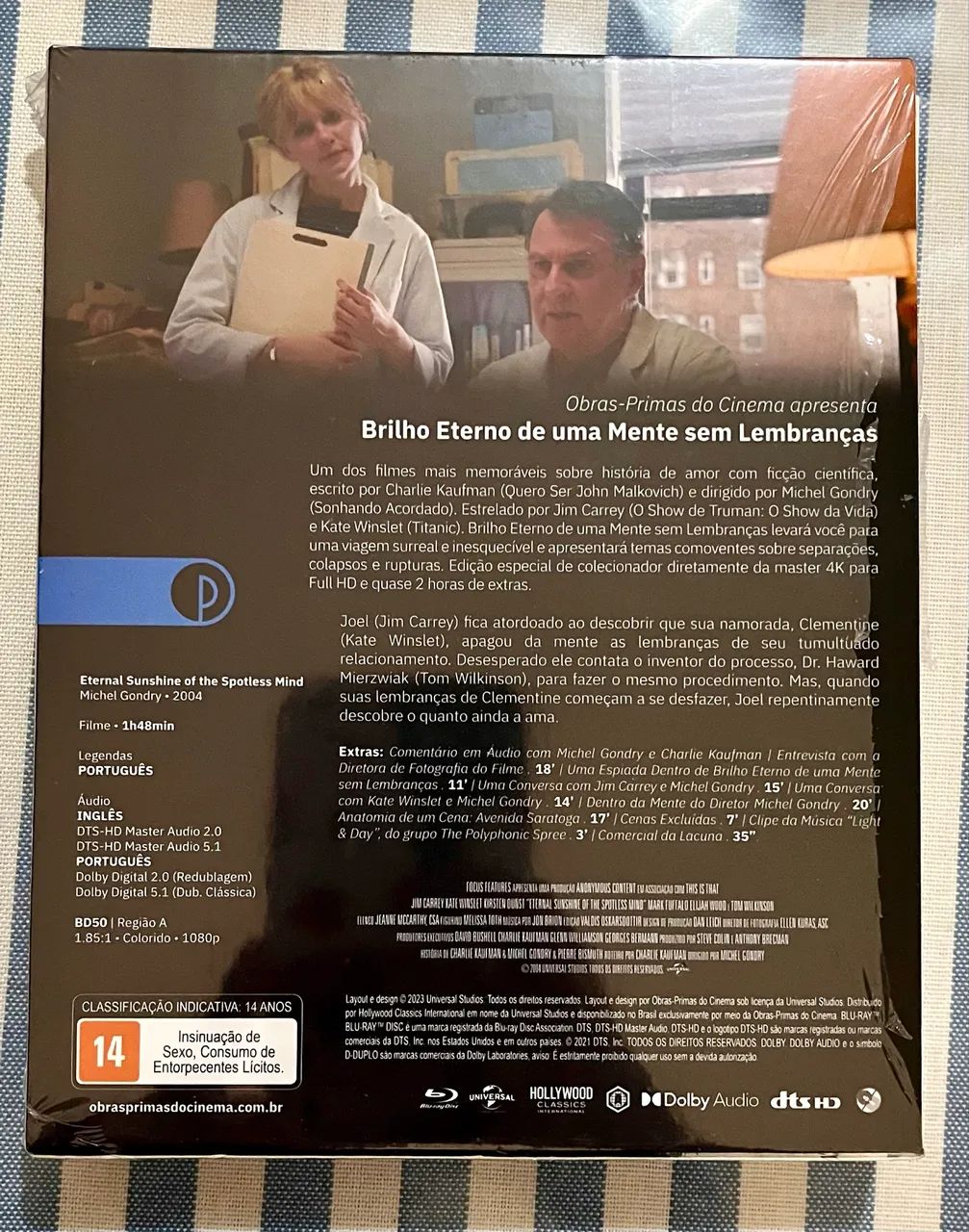 Bluray Brilho eterno de uma mente sem lembranças  - Foto 5