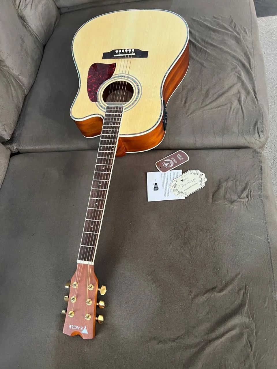 Violao eagle ch889 com capa  - Foto 5