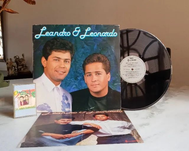 lp vinil + fita k7 - Leandro e Leonardo 1991