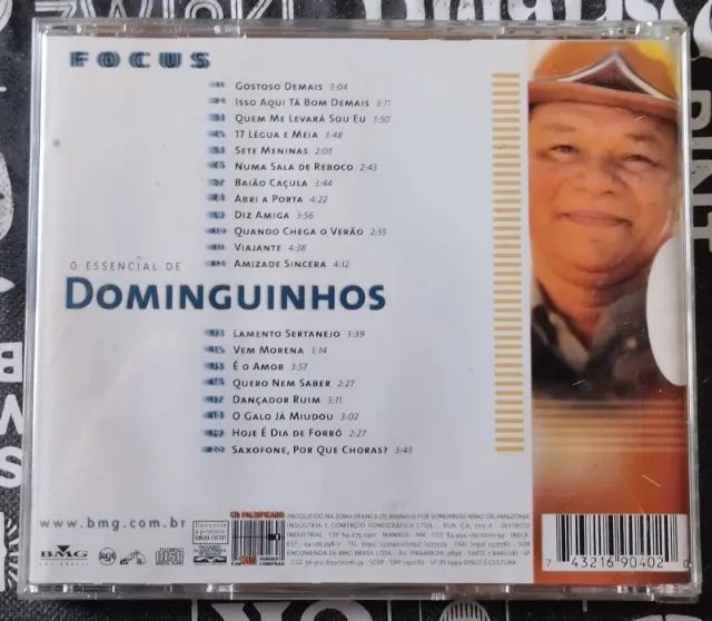 CD DOMINGUINGOS COLEÇÃO FOCUS O ESSENCIAL DE DOMINGUINHOS - Foto 3