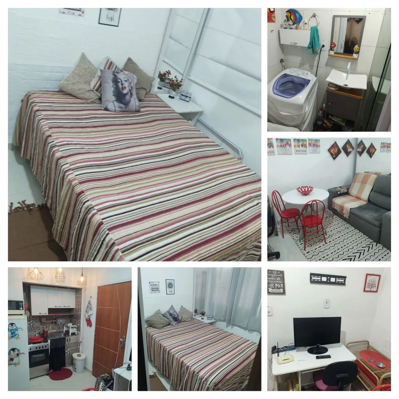 Apto mobiliado p Turistas,pessoas a trabalho ou cursos - Foto 7