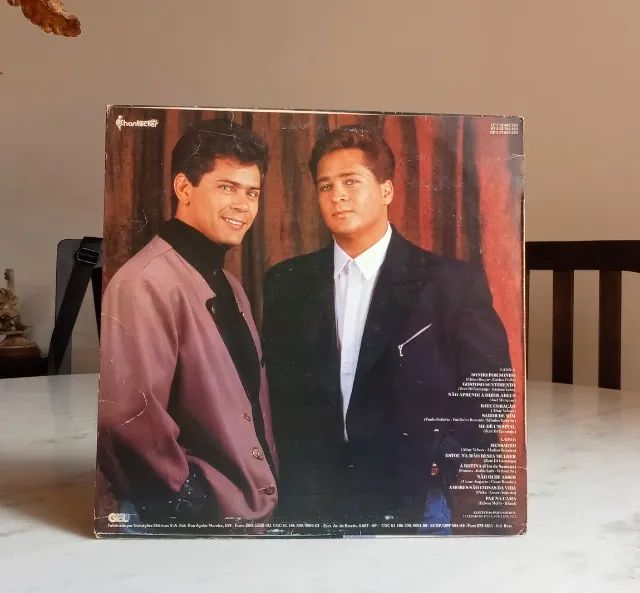 lp vinil + fita k7 - Leandro e Leonardo 1991 - Foto 2