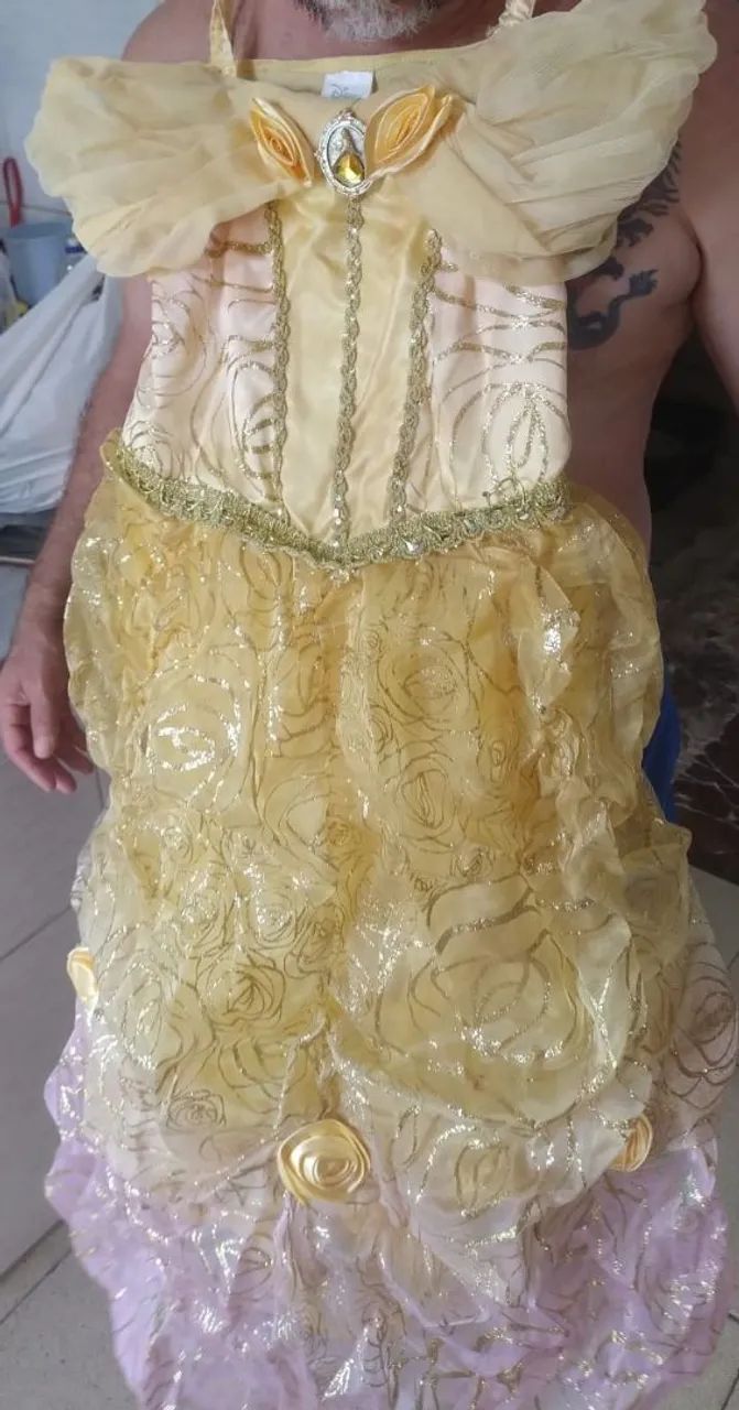 Fantasia infantil Bela e a Fera