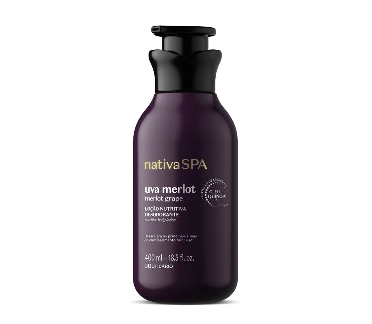Hidratante uva Merlot 400 ml OBoticário 