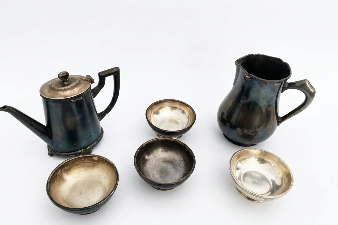Conjunto de baixela de prata - Foto 2