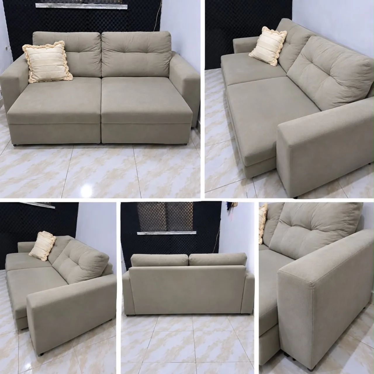 Sofá Retrátil/Reclinável/Impermeável 2 lugares(Confortável e Conservado) - Foto 3
